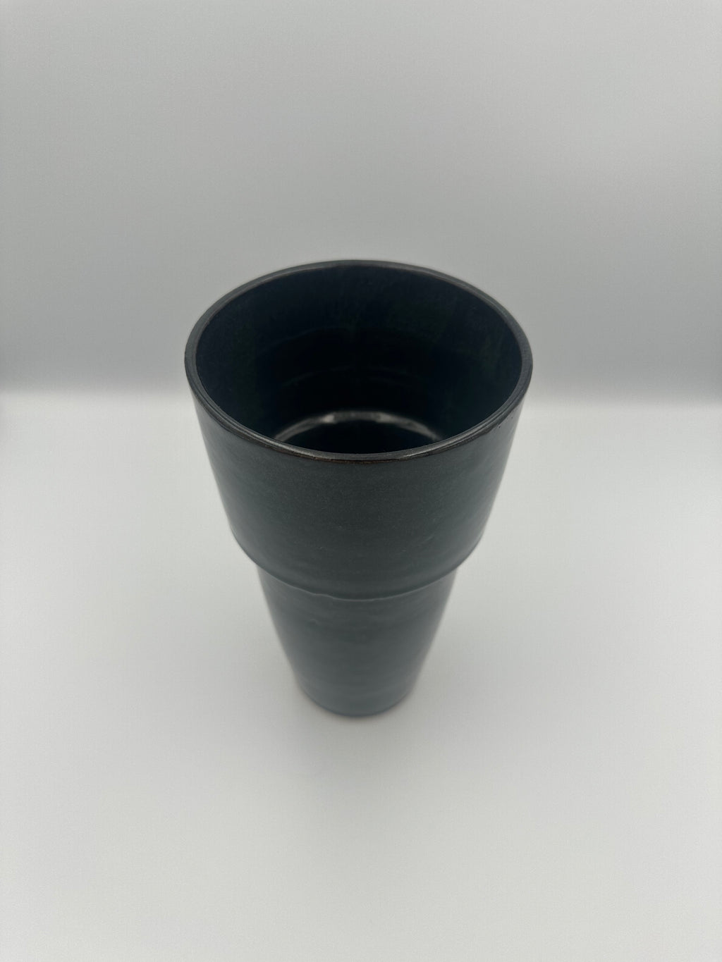 Angular Bud Vase - Glossy Black