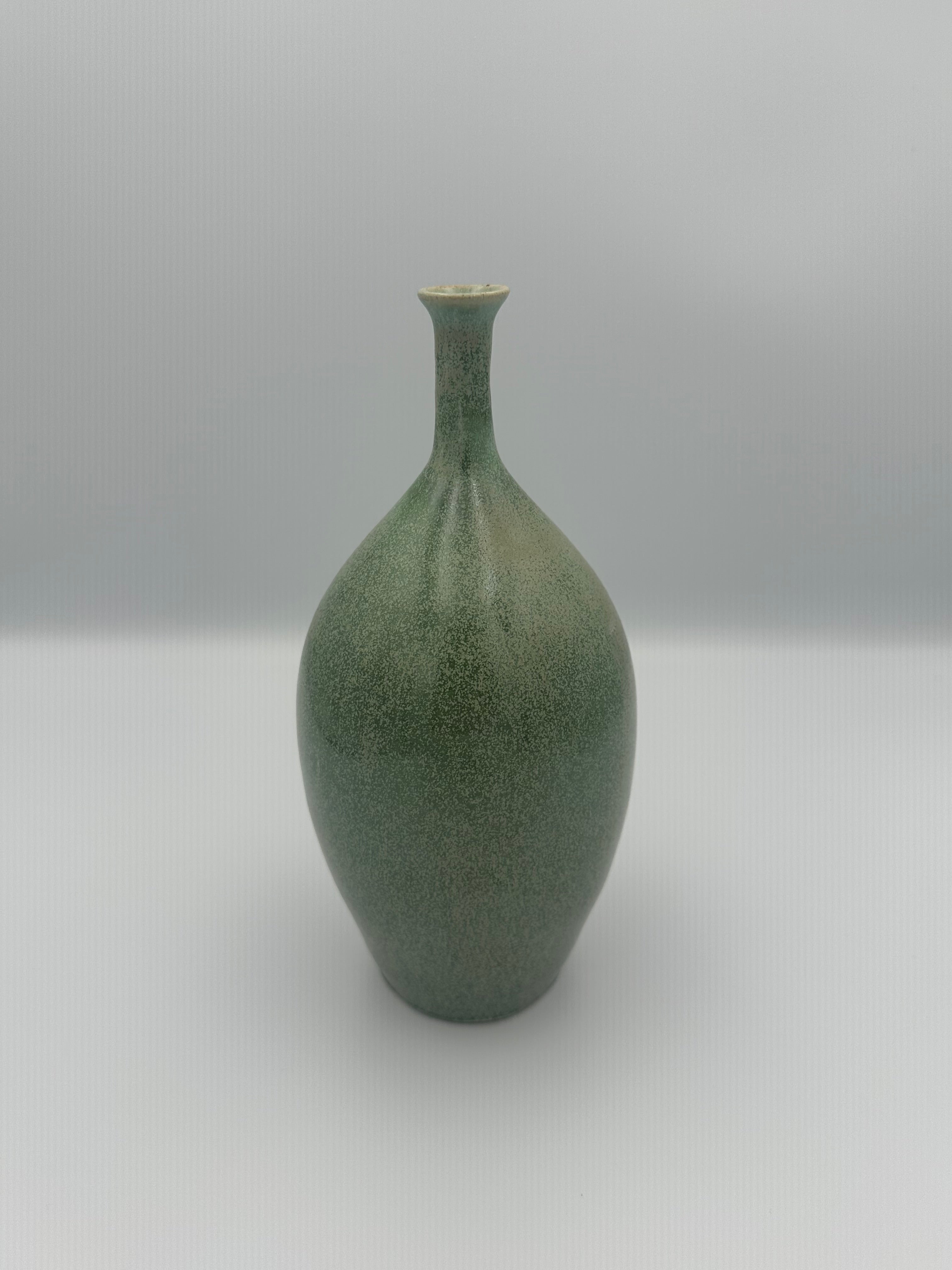 Teardrop Vase - Speckled Green