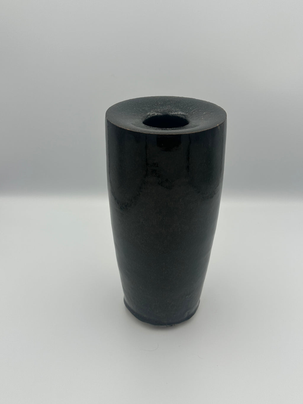 Angular Bud Vase - Glossy Black