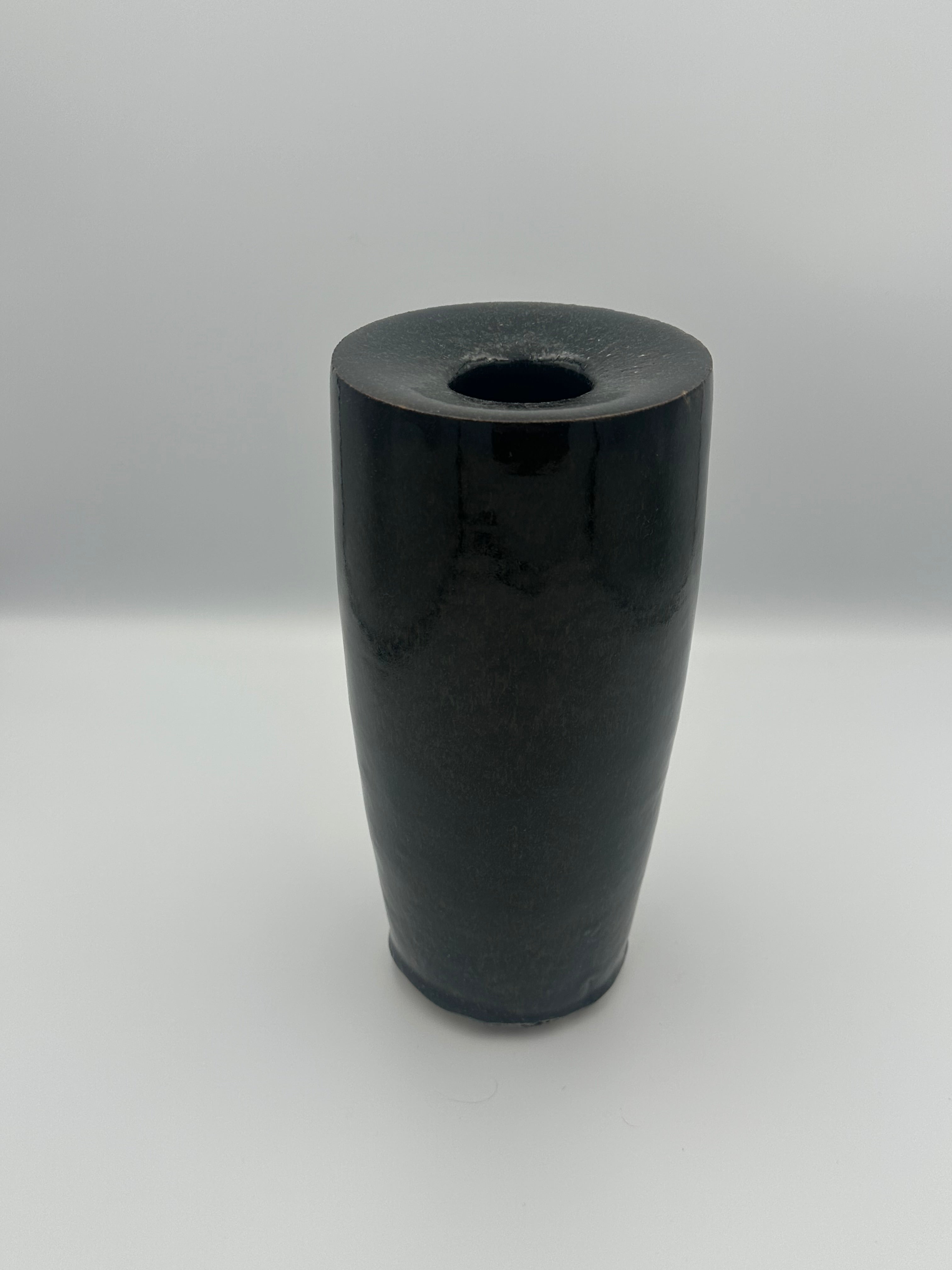 Angular Bud Vase - Glossy Black