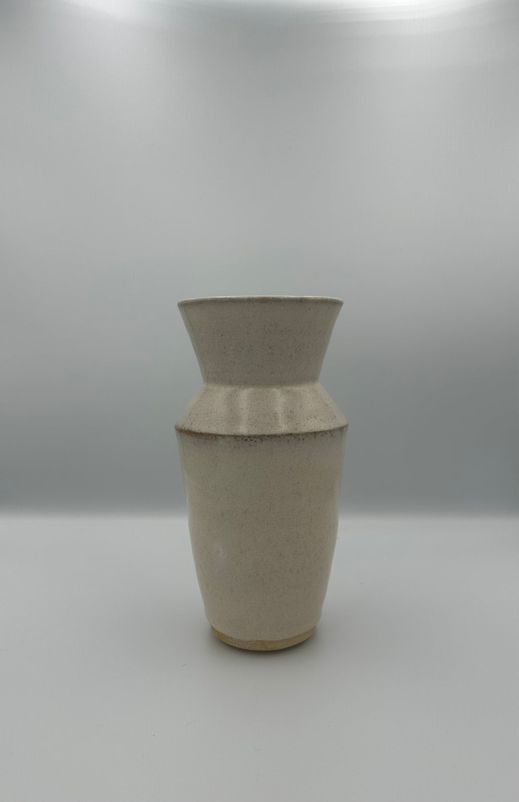 Angular Vase - Pearly White