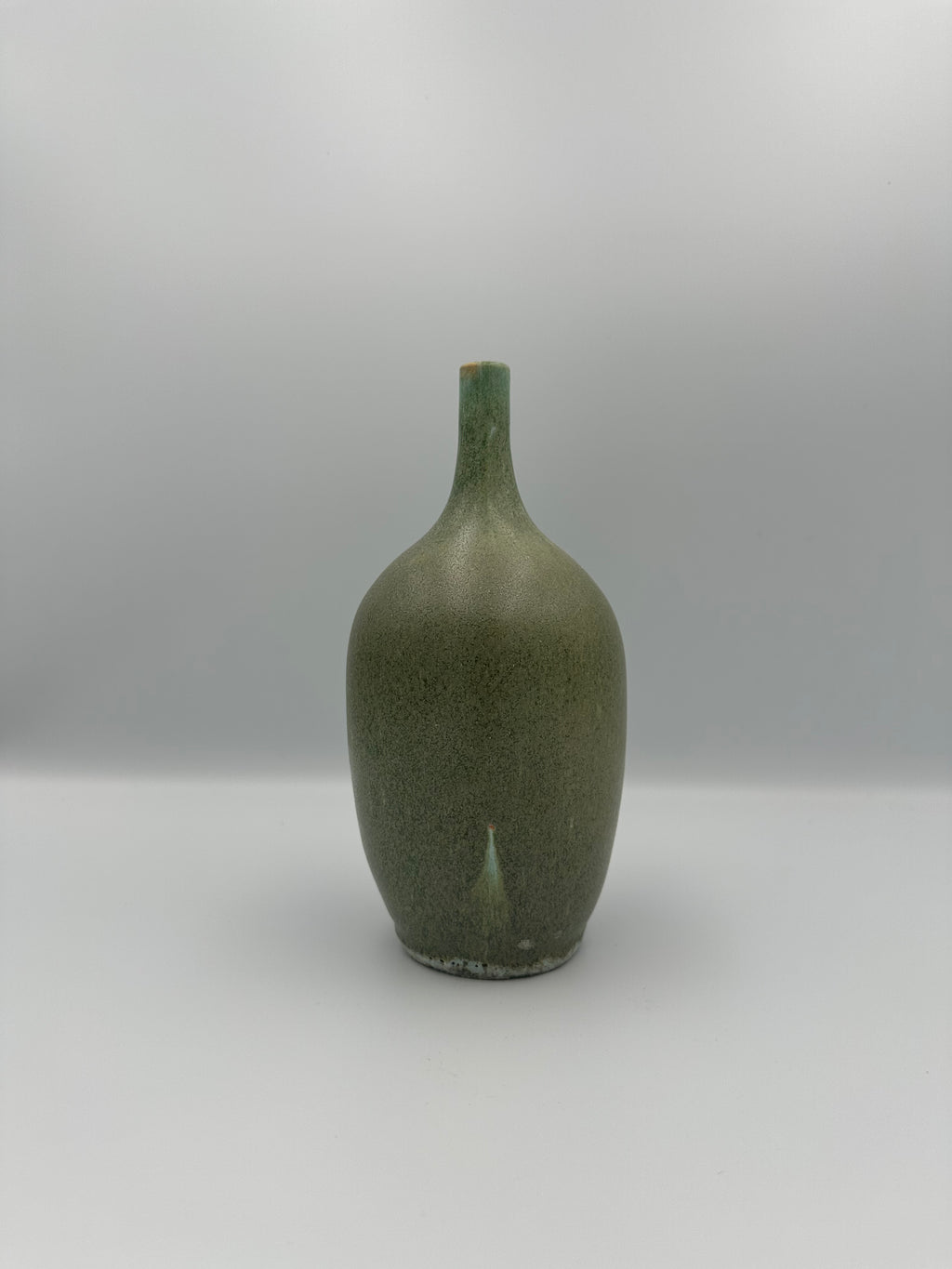 Teardrop Vase - Speckled Green