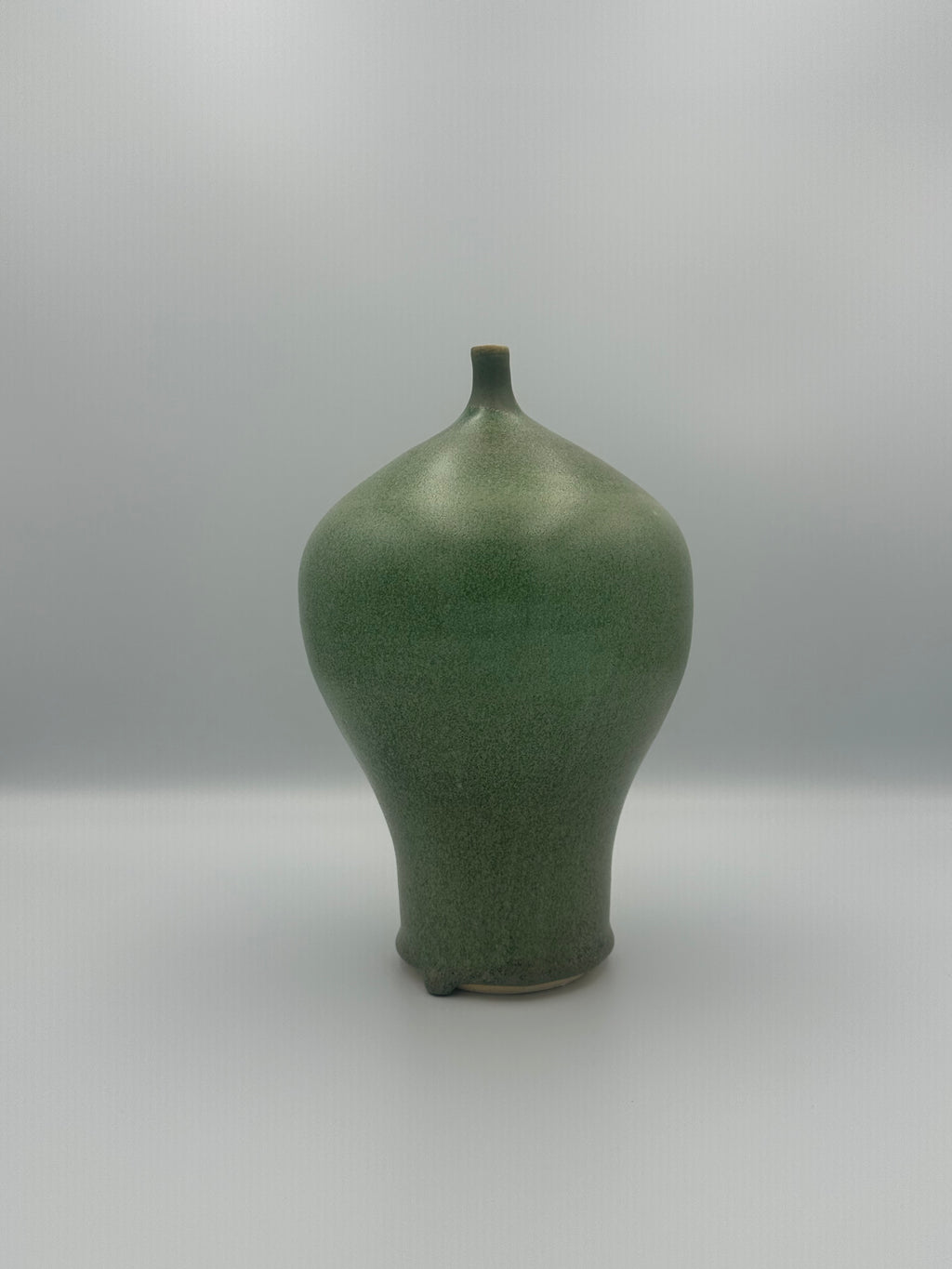Bulbous Vase - Speckled Green