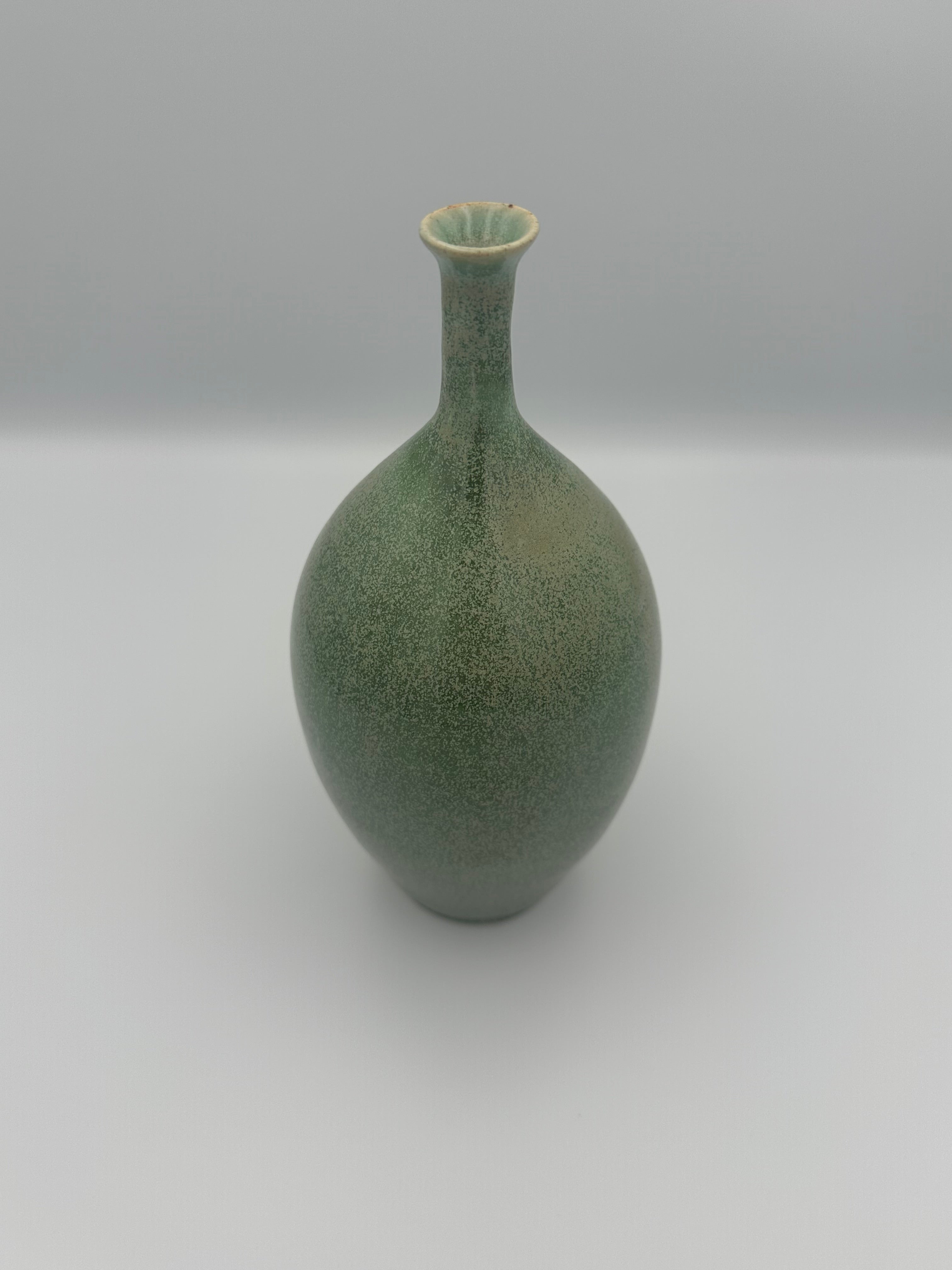 Teardrop Vase - Speckled Green