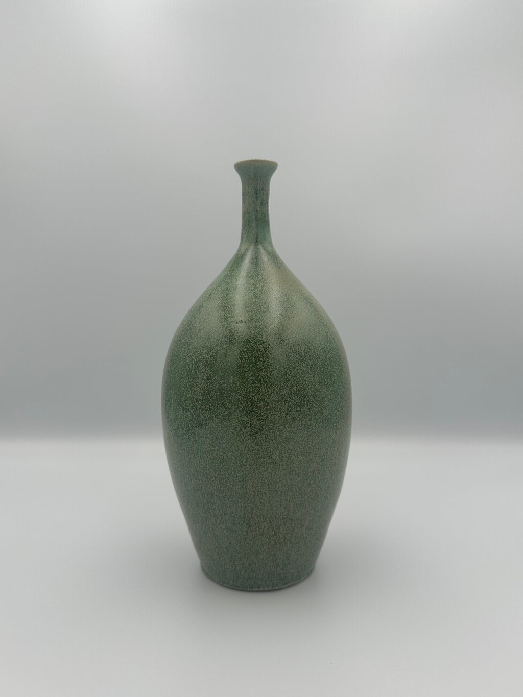 Teardrop Vase - Speckled Green