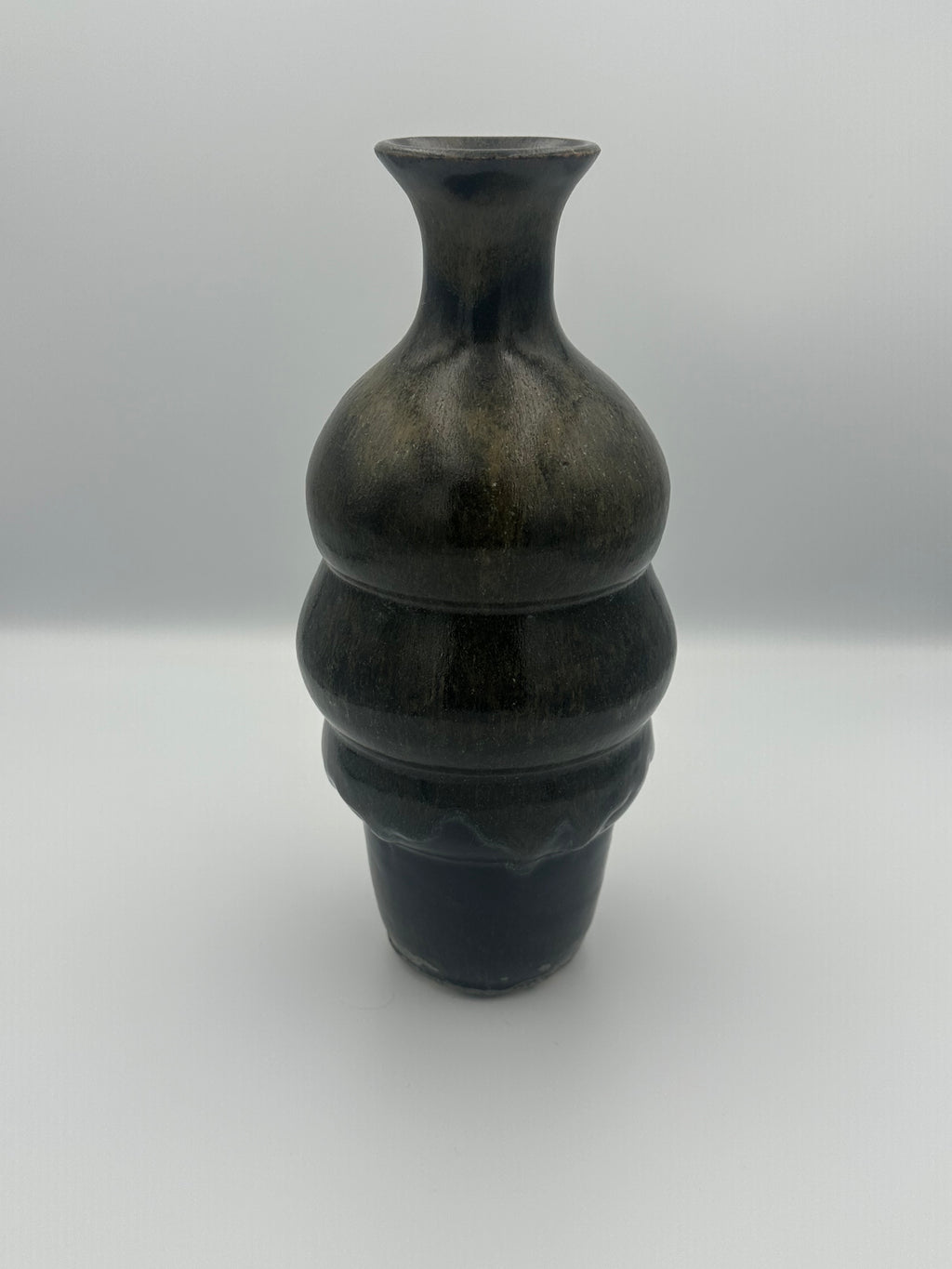Bulbous Vase - Mossy Brown