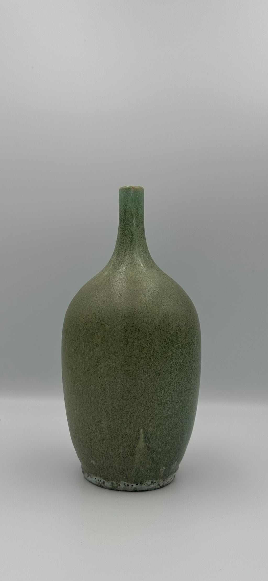 Teardrop Vase - Speckled Green