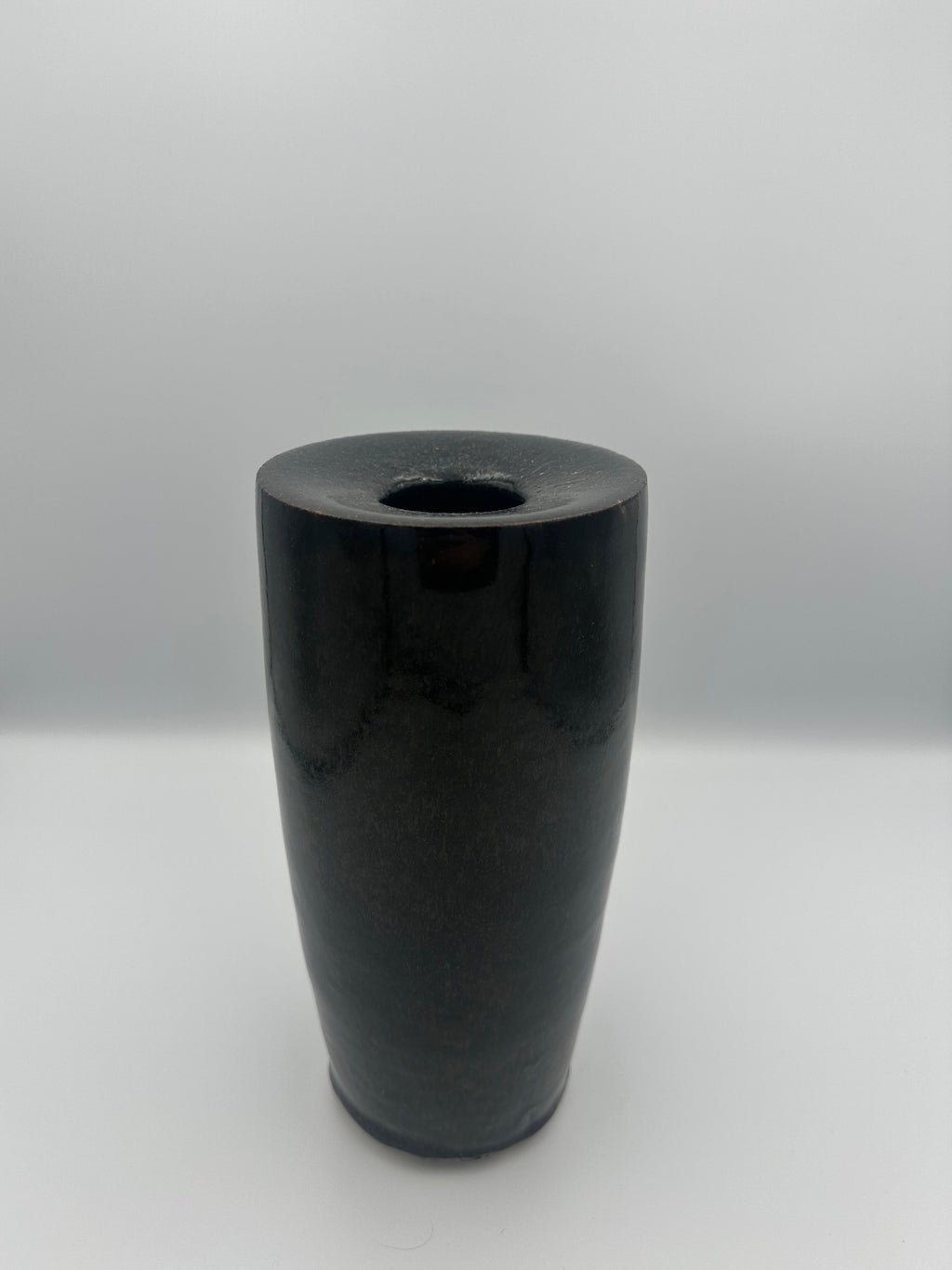 Angular Bud Vase - Glossy Black