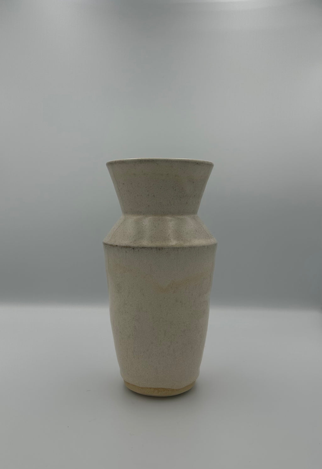Angular Vase - Pearly White