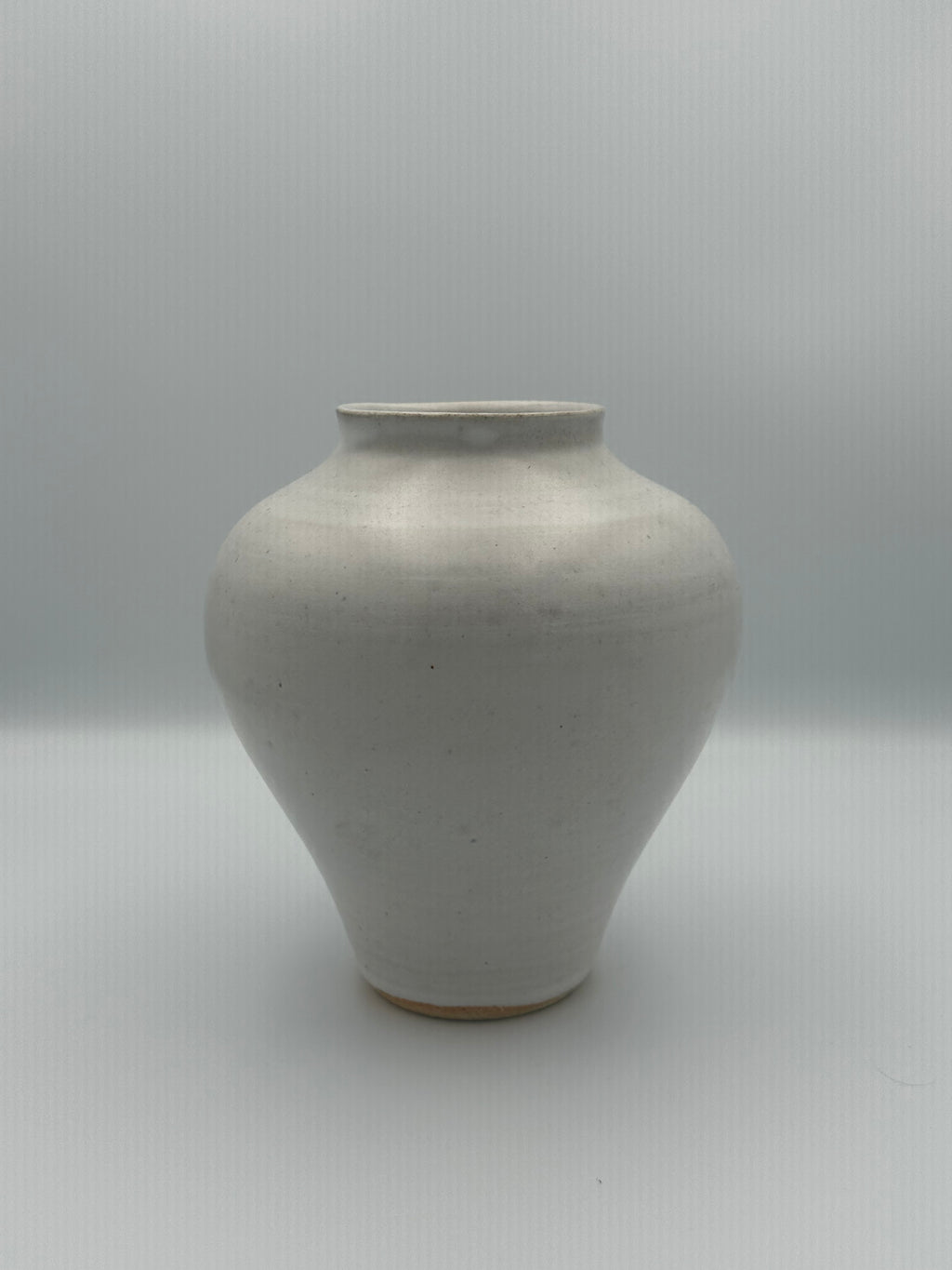 Bulbous Vase - Speckled White