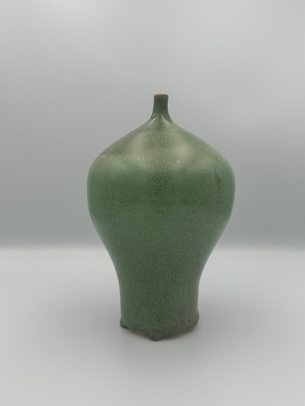 Bulbous Vase - Speckled Green