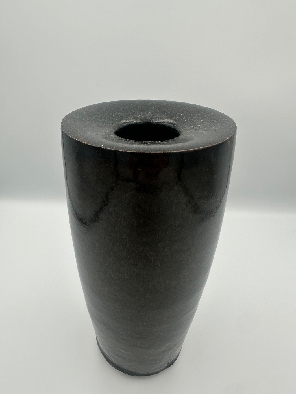 Angular Bud Vase - Glossy Black