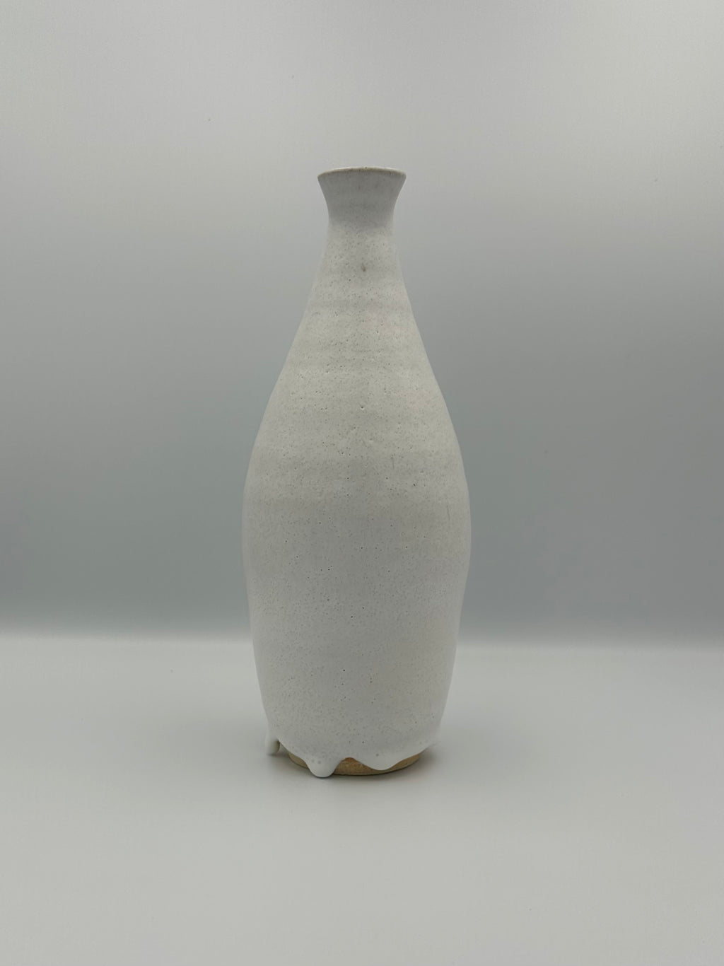 Bud Vase - Speckled White
