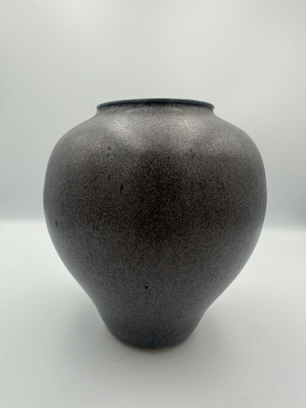 Bulbous Vase - Speckled Grey